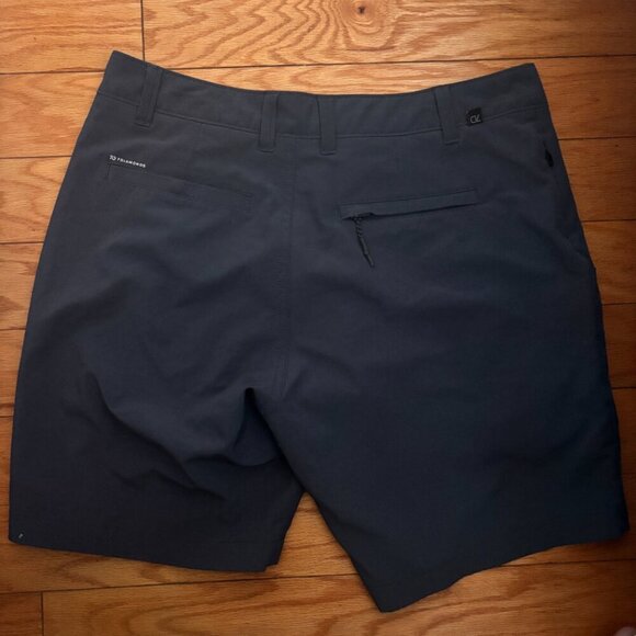 7 Diamonds Dynamic Performance Shorts Navy Blue Mens Size 29 Athletic - Picture 2 of 3
